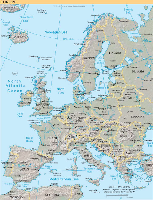 map of middle east and europe. map of middle east and europe.