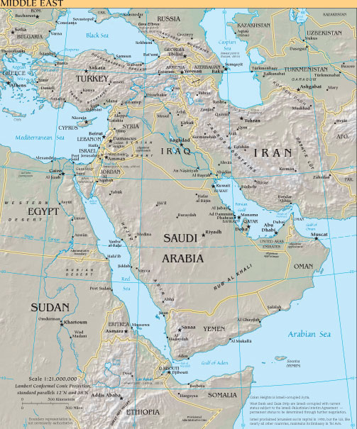 map of middle east and europe. map of middle east and europe.