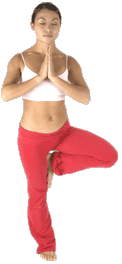 Woman doing yoga